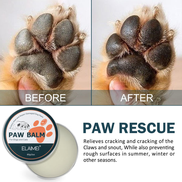 Paw Care For Dogs Cats Pets Feet And Soles Moisturizing Cream 60g