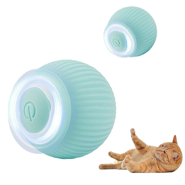 Interactive Cat Ball Toys, USB Rechargeable Bouncing Balls Motion Cat Toys Pet Supplies for Indoor Cats