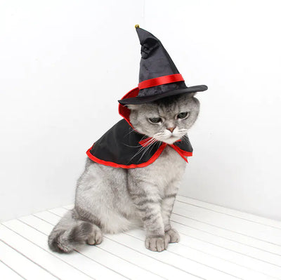 Cross-Border Amazon Halloween Pet Cloak for Cats & Dogs