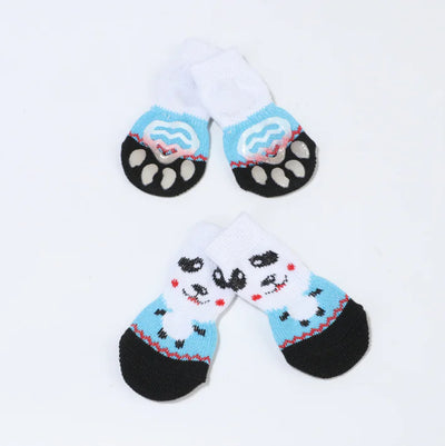 Knitted Anti-Slip Warm Socks for Pets - Christmas Style