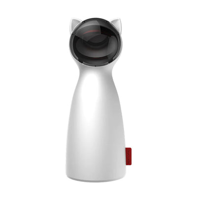 Interactive Laser Cat Toy with automatic timer and dual laser and flashlight modes for stimulating cats' hunting instincts