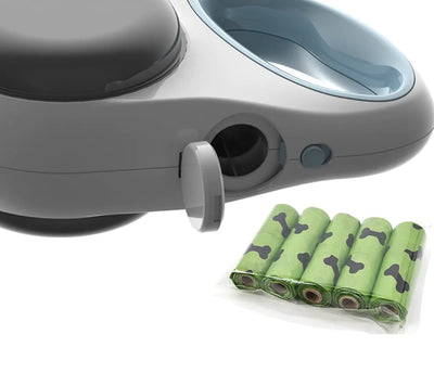 Pet Leash with Food Storage