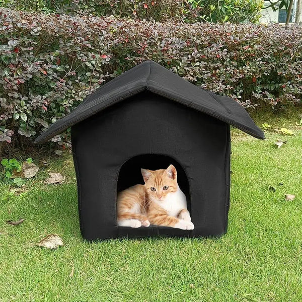 Waterproof Outdoor Pet House Thickened Cat Nest Tent Cabin Pet Bed