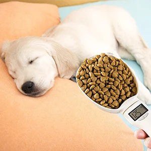 
Features:
The bowl-shaped spoon head can accommodate larger containers, a comfortable handle, easy to hold and view measurement data.
Removable spoon-align the metPet Food Measuring Scoop Electronic Dog Cat Food Measuring Cup DigitalOtherAliExpressDean's Pet Outlet Pet Food Measuring Scoop Electronic Dog Cat Food Measuring Cup Digital