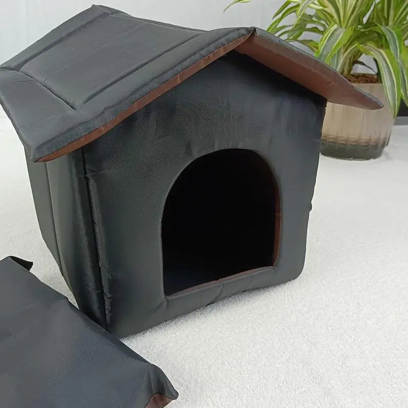 Waterproof Outdoor Pet House Thickened Cat Nest Tent Cabin Pet Bed