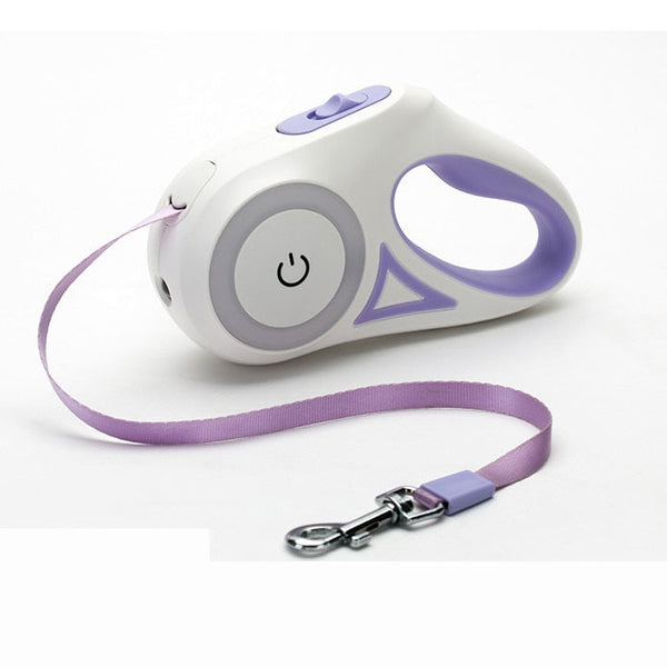 This Automatic Retractable Lighting Dog Leash has a beam light and a streamer RBG ring build in.  It gives an extra light for you to have a night walk with your pet.Automatic Retractable Lighting Dog LeashLeashes, Collars & PetwearYellow PandoraDean's Pet Outlet Automatic Retractable Lighting Dog Leash