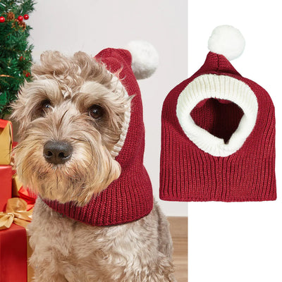 Christmas Heart Snowflake Reindeer Knit Hat for Pets