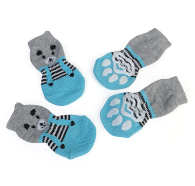 Knitted Anti-Slip Warm Socks for Pets - Christmas Style