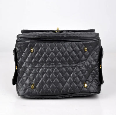 Checkered Pet Carrier Backpack for Dogs & Cats Travel Safe
