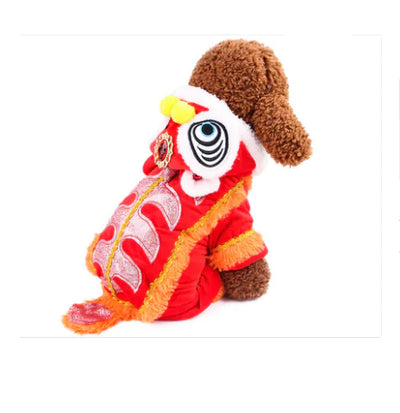 Funny Lion Costume for Dogs and Cats