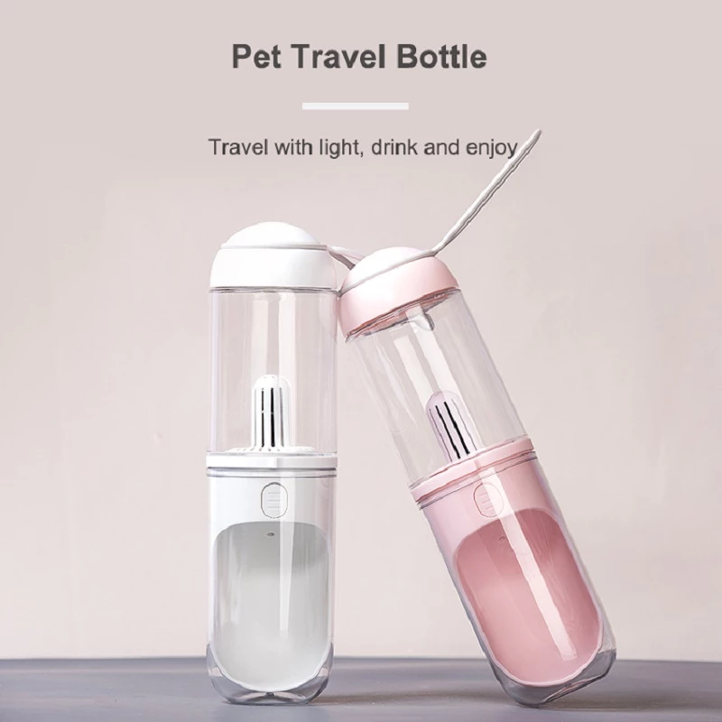 Features:1.330ml large capacity, you can go out with peace of mind; one-click water out, making drinking water easier;2. U-shaped drinking trough, suitable for pet dOutdoor Travel Pet Water Dispenser Pet Dog Cat Water BottlePetsLilac MiloDean's Pet Outlet Outdoor Travel Pet Water Dispenser Pet Dog Cat Water Bottle