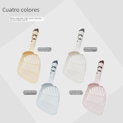 Large Cat Litter Scoop with Long Handle and Small Holes