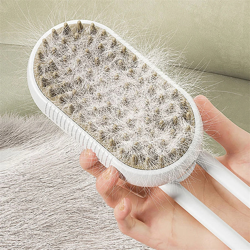 Cat & Dog Steamy Brush 3 In 1 Electric Spray Cat Hair Brushes For Massage Pet Grooming Comb Hair Removal Combs Pet Products