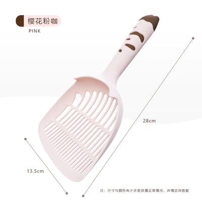 Large Cat Litter Scoop with Long Handle and Small Holes