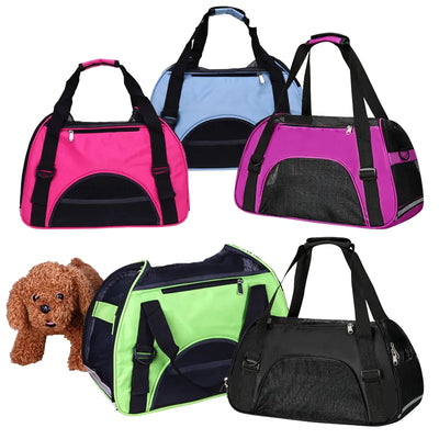 Portable Pet Carrier Bag for Dogs, Cats, and Rabbits