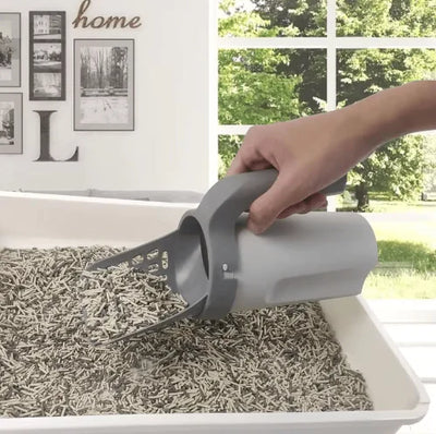 Portable Cat Litter Scoop with Integrated Filter