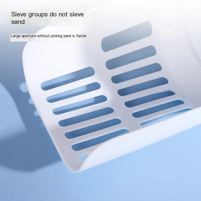 Foldable Portable Cat Litter Scoop with Large Bin