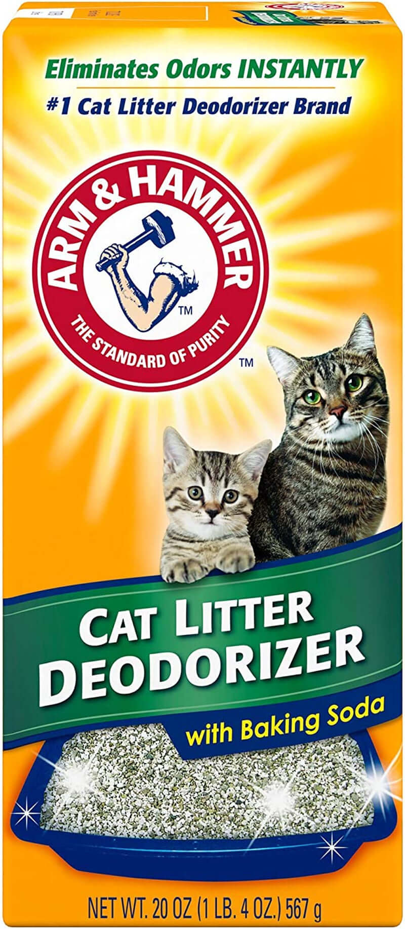 Cat Litter Deodorizer, 20 Oz, Orange 1.25 Pound (Pack of 1)